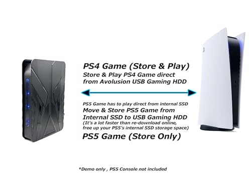 Avolusion PRO-T8 8TB USB 3.0 Gaming Hard Drive