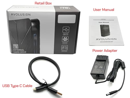 Avolusion PRO-T8 8TB USB 3.0 Gaming Hard Drive