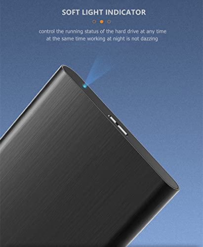 500GB Ultra Slim Portable External Hard Drive USB3.0