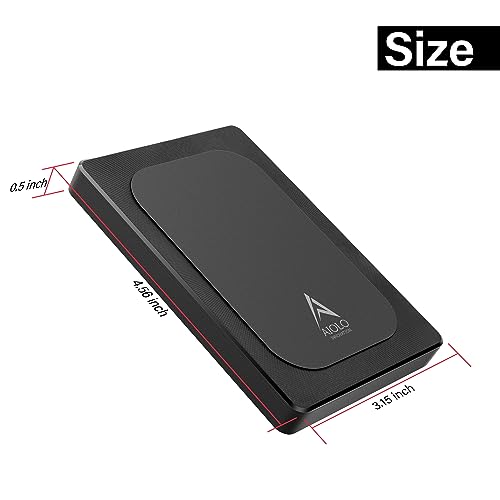 Aiolo 2TB Ultra Slim External Hard Drive for PC/Mac/Laptop/PS4/Xbox
