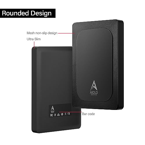 Aiolo 2TB Ultra Slim External Hard Drive for PC/Mac/Laptop/PS4/Xbox