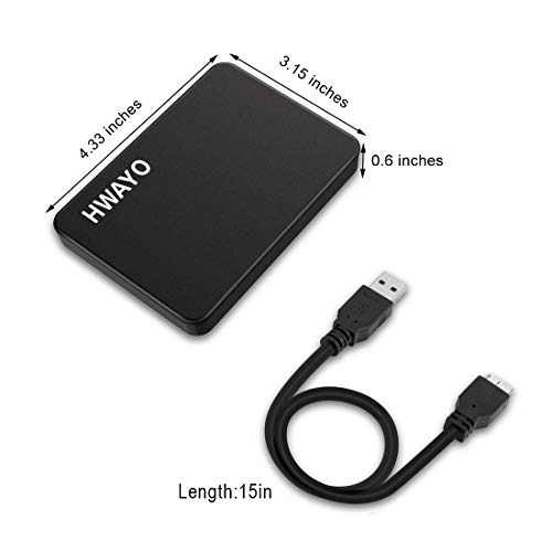 HWAYO 750GB USB 3.0 External Hard Drive