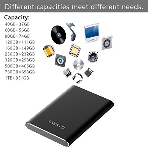 1TB Portable External Hard Drive USB3.1 Gen 1