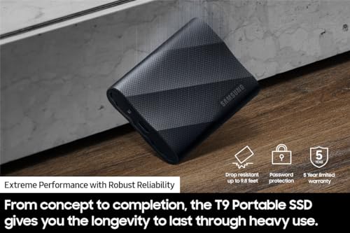 Samsung T9 Portable SSD 1TB USB 3.2 Gen 2x2