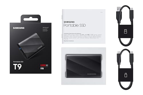 Samsung T9 Portable SSD 1TB USB 3.2 Gen 2x2