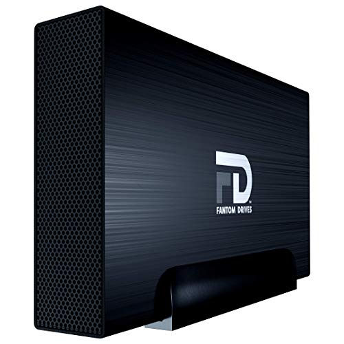 Fantom Drives 10TB External Hard Drive - USB 3.2 & eSATA - GForce 3 Aluminum