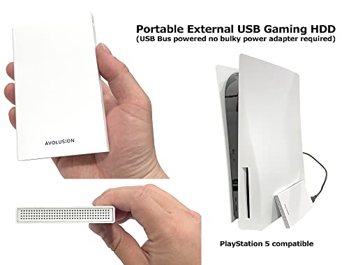 Avolusion HD250U3-WH 1TB USB 3.0 Gaming Hard Drive