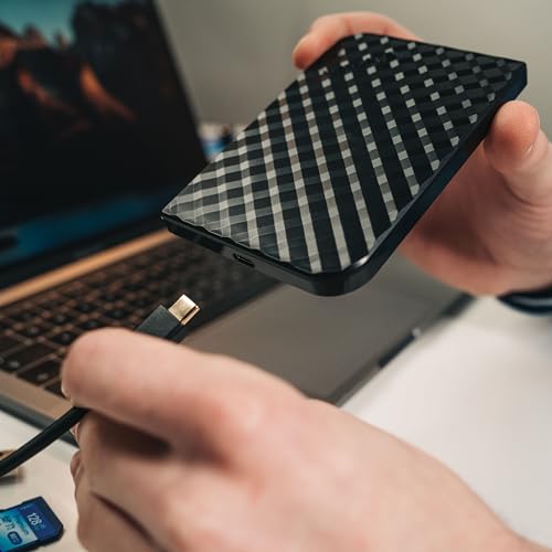 Verbatim 256GB Portable SSD External with USB-C Adapter