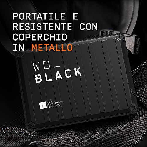 WD_BLACK 2TB P10 Game Drive - Portable HDD