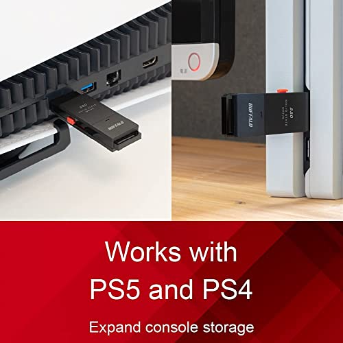 BUFFALO External SSD 500GB - Fast Data Transfer