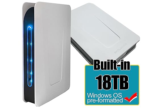 Avolusion PRO-T5 USB 3.0 External Hard Drive (White)