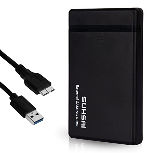 SUHSAI Gaming 320GB Portable External USB 3.0 HDD