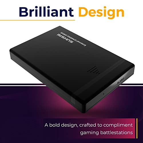 SUHSAI Gaming 320GB Portable External USB 3.0 HDD