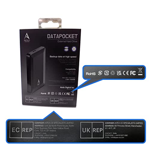 Aiolo Innovation 500GB External HDD - USB 3.0