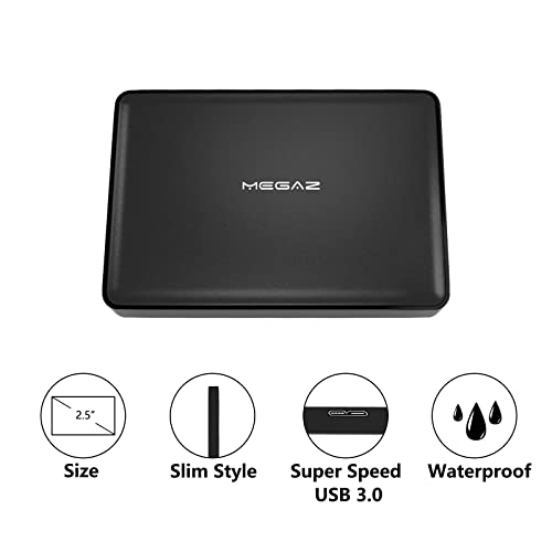 320GB External Hard Drive - Slim 2.5'' Portable HDD