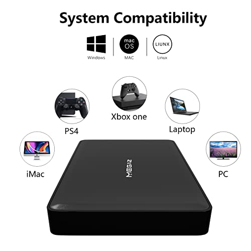 320GB External Hard Drive - Slim 2.5'' Portable HDD