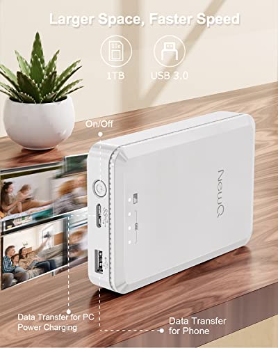 2TB Portable Storage Device for Phone & Computer