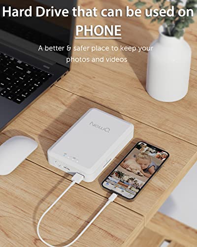 1TB External Hard Drive for iPhone, iPad, MacBook - USB 3.0