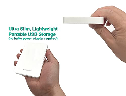 Avolusion 1TB USB 3.0 Gaming Hard Drive - White