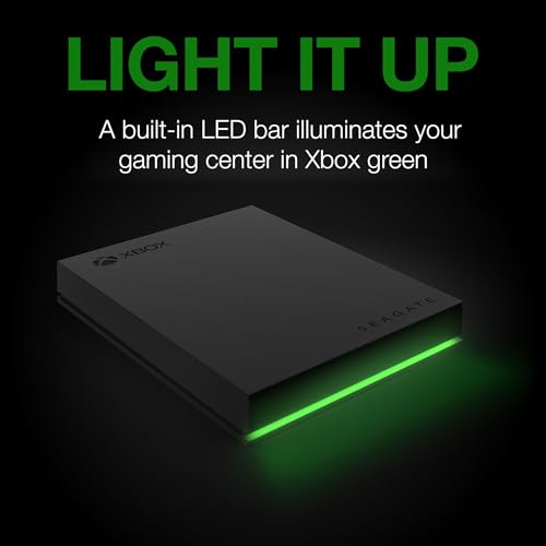 Seagate Xbox Game Drive 4TB Portable HDD, Xbox Certified