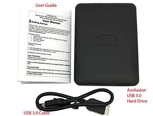 Avolusion 1TB USB 3.0 External Gaming Hard Drive