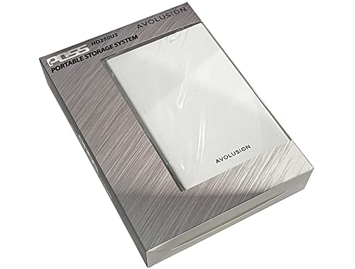 Avolusion HD250U3-WH 1TB Portable Gaming Hard Drive