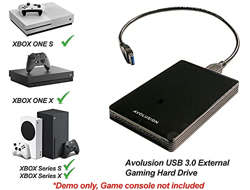 Avolusion 1TB USB 3.0 Gaming Hard Drive for Xbox