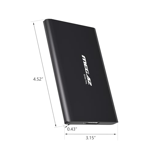 MEGAZ 1TB Portable External Hard Drive for PC/Mac/Laptop