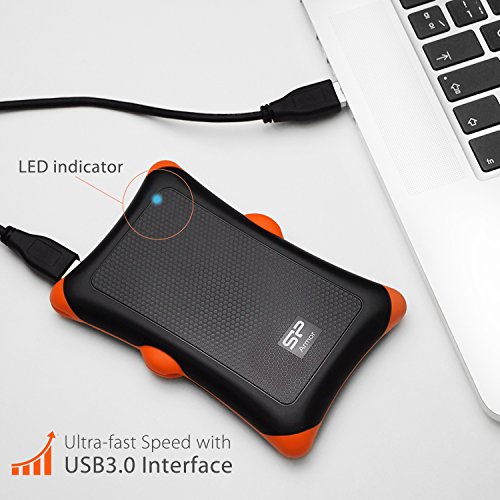 Silicon Power 2TB USB-C HDD Armor A30