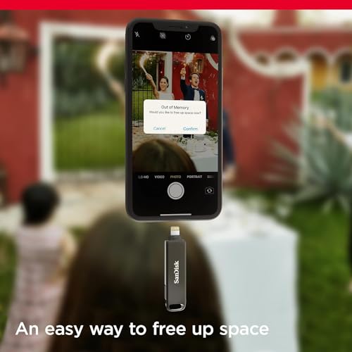 SanDisk 128GB iXpand Flash Drive for iPhone & USB