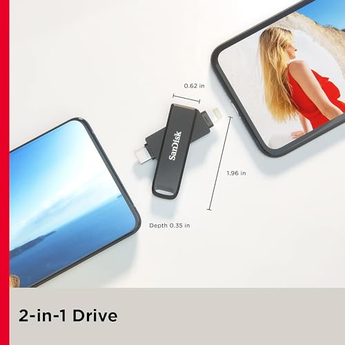 SanDisk 128GB iXpand Flash Drive for iPhone & USB