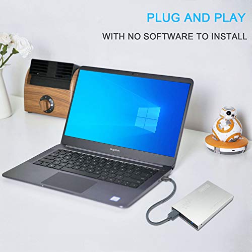 Portable 750GB External Hard Drive USB 3.0 Slim