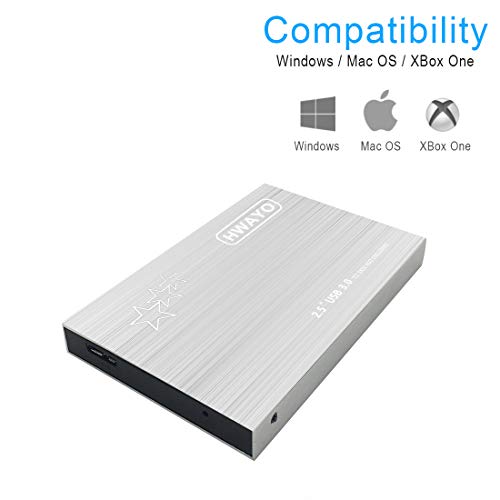 Portable 750GB External Hard Drive USB 3.0 Slim