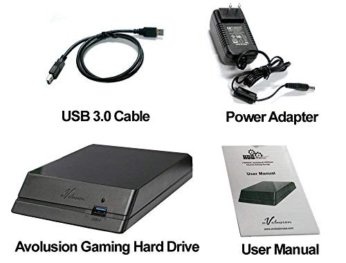 Avolusion 3TB USB 3.0 Gaming Hard Drive - PS4
