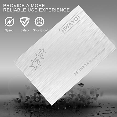 Portable 750GB External Hard Drive USB 3.0 Slim