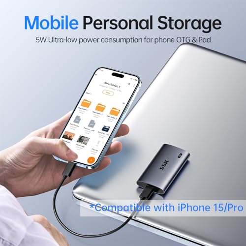 SSK 1TB Portable SSD: Ultra Fast, Low Power