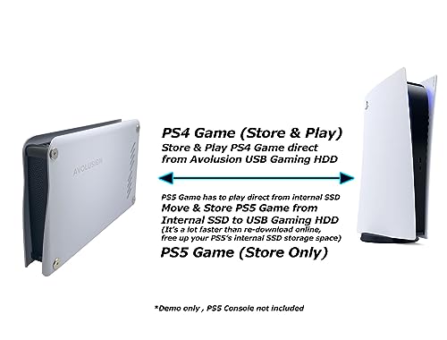 Avolusion PRO-M5 8TB USB 3.0 Gaming Hard Drive