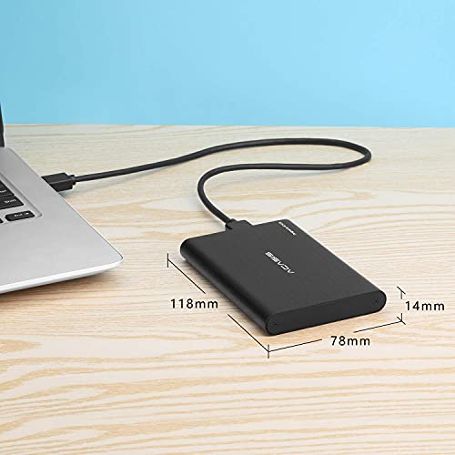 ACASIS USB3.0 Portable External Hard Drive 320GB Black