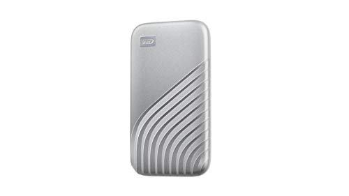 WD 2TB My Passport SSD External Drive, Silver