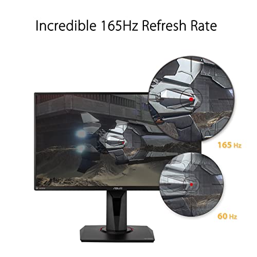ASUS TUF VG259QR 24.5” Gaming Monitor, 1080P Full HD