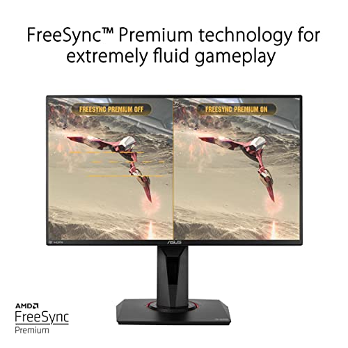 ASUS TUF VG259QR 24.5” Gaming Monitor, 1080P Full HD