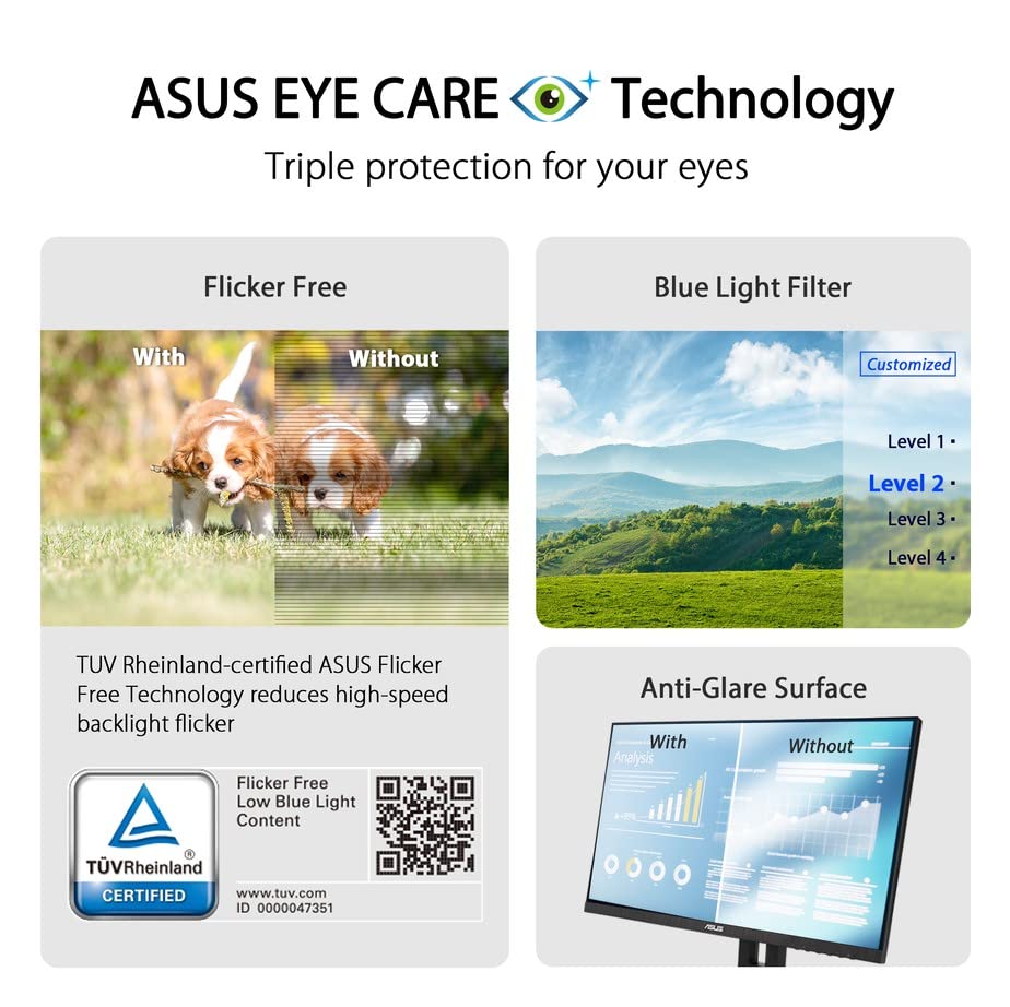 ASUS TUF VG259QR 24.5” Gaming Monitor, 1080P Full HD