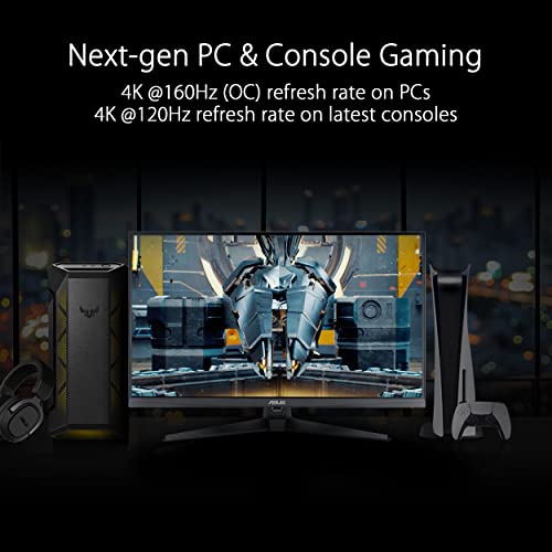 ASUS TUF Gaming 32" 4K HDR Monitor, 160Hz