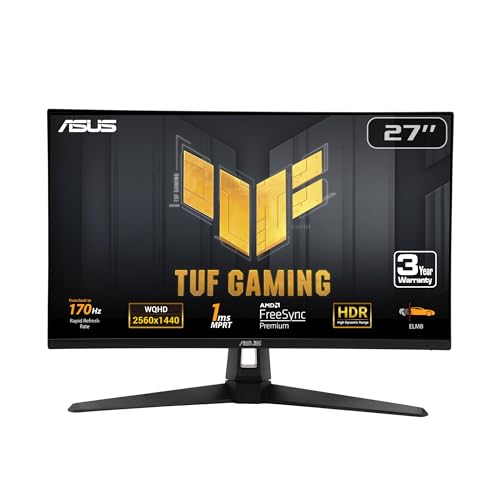 ASUS TUF Gaming 27” 1440P Monitor - 170Hz, 1ms