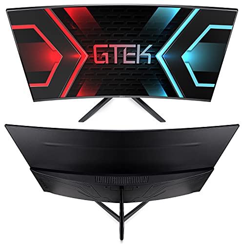 GTek 27" Frameless Curved Gaming Monitor, Full HD