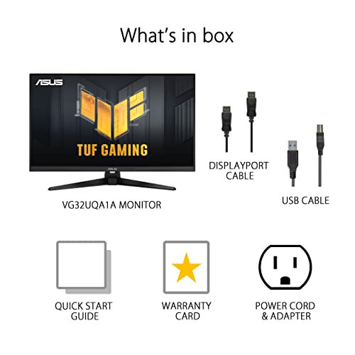ASUS TUF Gaming 32" 4K HDR Monitor, 160Hz