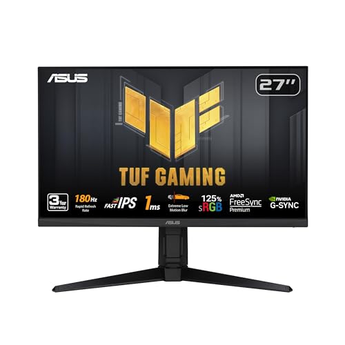 ASUS TUF Gaming 27" Monitor - Full HD, 180Hz