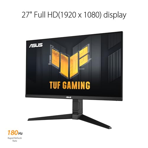 ASUS TUF Gaming 27" Monitor - Full HD, 180Hz