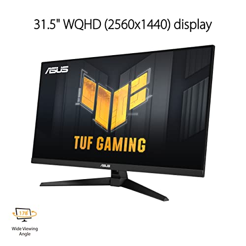 ASUS TUF Gaming 31.5” 1440P HDR Monitor - QHD 170Hz