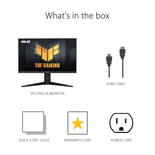 ASUS TUF Gaming 27" Monitor - Full HD, 180Hz